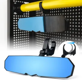 Xprite UTV Rear View Center Mirror [Fits 1.75" to 2" Rollbar] Convex 13" or 17" Wide Valiant Series