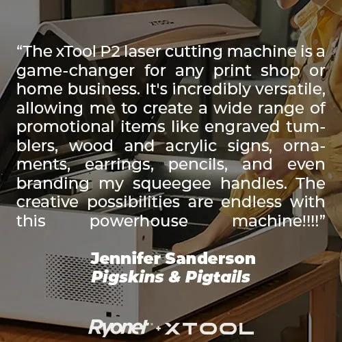 xTool P2 55W Desktop CO2 Laser Cutter