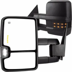YITAMOTOR® 1999-2002 Chevy Silverado Sierra 1500 2500, 2001-2002 GMC Yukon XL Denali Towing Mirrors